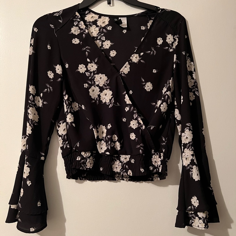 H&M Divided Floral Top